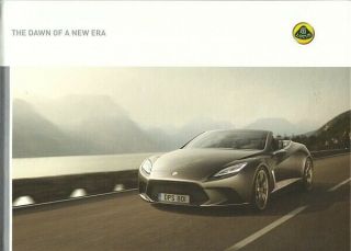 2011 Lotus " Future " Concepts Hardcover Book Brochure Elan Esprit Elite Elise