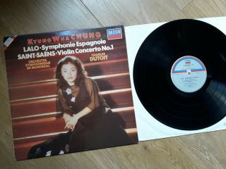 Kyung Wha Chung Nm Lp Lalo Saint - Saens Violin Concerto No 1 Decca Sxdl 7527