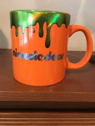 2017 Viacom International ‘nickelodeon’ Holographic Green Drip Orange Tea Coffee