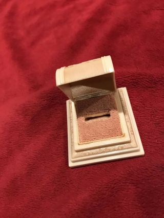 Vintage Celluloid Jewelry Ring Box,  Smith Jewelry in Sioux Falls,  SD. 3