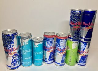 Red Bull Energy Drink Custom Listing For Redde23 Includes 9 Cans