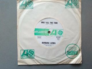 Barbara Lewis " Only All The Time " Rare Aussie 