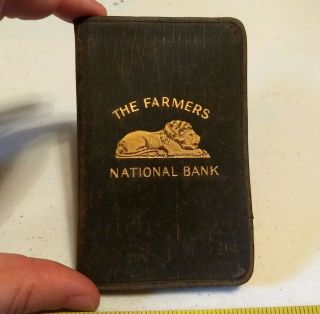 Vintage 1925 The Farmers National Bank Reading Pa Advertising Notebook