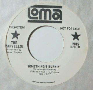 Northern Soul 45 The Marvellos Something 