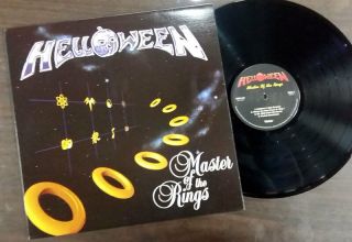 Helloween - Master Of The Rings 1994 Korea Orig 1st Vinyl,  Nm,  W/insert.  Rare