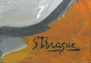 Vintage abstract oil on canvas Georges Braque Modern art 20th century 3