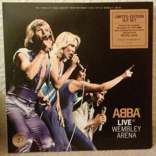 Abba Live Wembley 3 Lp Set Not But Never Played - Unmarked Vinyls