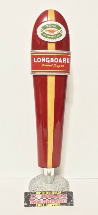 Kona Brewing Company Longboard Island Lager Beer Tap Handle 12” Tall -