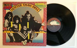 Kiss - Hotter Than Hell - 1974 Us Blue Casablanca Labels Nblp 7006 Vg,