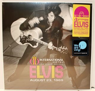 Rare Elvis Presley Double Lp - The International Hotel,  Las Vegas 8/23/69 -