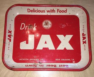 Jax Beer - Tray - Vintage - Great Shape - - L@@k