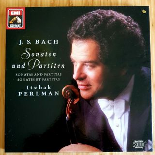 2lp Box Emi Perlman Bach Sonatas Partitas Solo Violin Digital