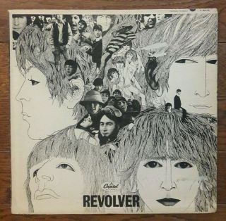The Beatles Revolver Lp 1st Us Capitol Records Mono 2576 Orig 1966 Vinyl,  Inner
