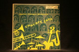 Sauter - Finegan:concert Jazz:jim Flora Cover Art Classic On Rare Nrmt Vinyl Lp