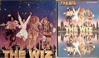The Wiz - Michael Jackson / D.  Ross - 2 Lp Set,  Booklet,  Poster,  Insert,  Songbook