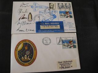 Sts 30 Launch/landingset Orig.  Signed Crew,  Space