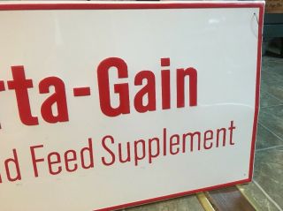 Rare Uss Verta Grain Feed Seed Advertising Sign 4