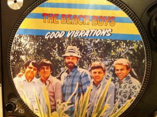 Beach Boys - Good Vibrations Mega Rare 12 " Picture Disc Promo Lp