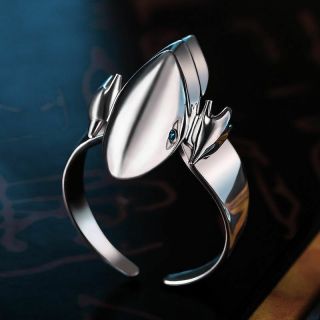 Anime Yu - Gi - Oh Seto Kaiba Blue Eyes Ring 925 Silver Ring Limited Collectibles