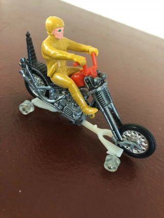 1971 Road Hot Rrrumblers Mattel Hot Wheels Redlines Chopper With Rider