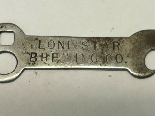 Vintage Lone Star Brewing Co.  Alamo Beer Bottle Opener