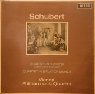 Ultra Rare Org Uk Stereo Lp Vienna Philharmonic Quartet Schubert Decca Sxl 6092