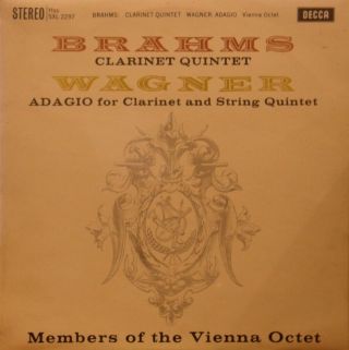 Ultra Rare Org Uk Stereo Lp Vienna Octet Brahms Clarinet Quintet Decca Sxl 2297