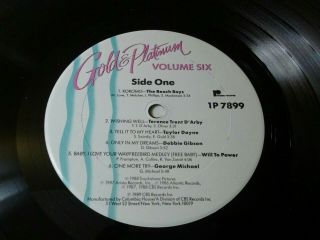 VINYL LP Gold & Platinum Volume Six - V/A George Michael,  NM in Shrink 2