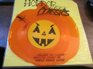 Halloween Pumpkin Pciture Disc Vinyl Horror Classic Addams Family Haunted House