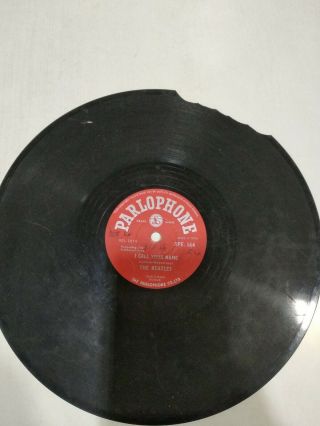 The Beatles India Rare 78 Rpm Record Long Tall Sally Broken But Not Beaten