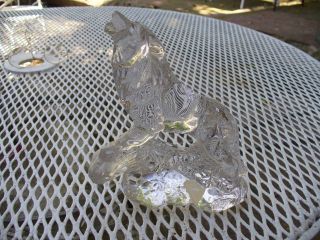 Wonders Of The Wild Crystal Figurine Wolf Made In Germany