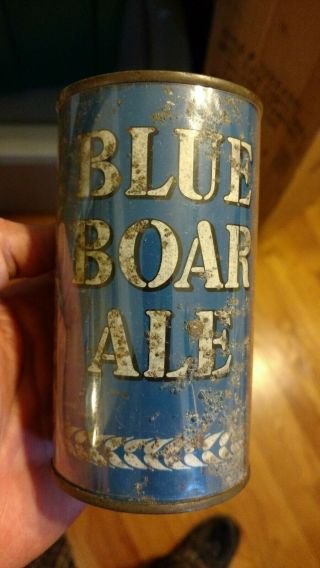 Blue Boar Ale O/i Flat Top Beer Can,  Regal Amber Brewing,  San Fransisco