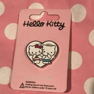 Hello Kitty And Dear Daniel Heart Collectible Enamel Pin