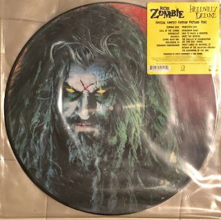 Rob Zombie Hellbilly Deluxe Lp 1998 Us Orig 1st Press Ltd Ed Picture Disc Vinyl