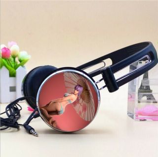 Ayane (dead Or Alive) Headset Earphone Headphone 3.  5mm For Phone Pc Black