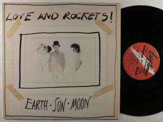 Love And Rockets Earth Sun Moon Bigtime Lp Vg,