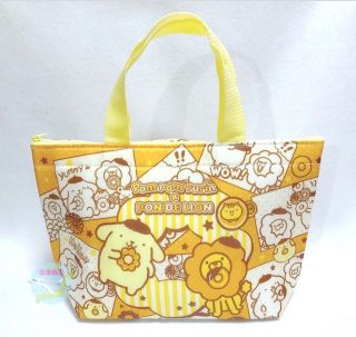 Sanrio Pompompurin X Pon De Lion Carrier - Bag Polyester Keep Warm & Cold Kawaii
