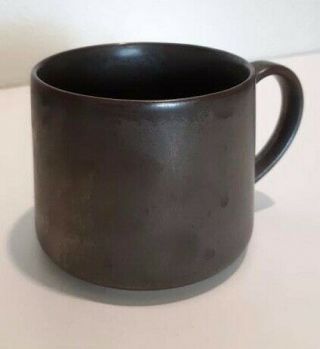 Starbucks 2013 Brown Pottery Stoneware Finish Coffee Mug Cup 10 Oz Matte