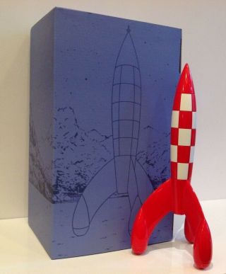 Tintin 30cm Resin Rocket (Numbered & Certificate) Hergé,  Moulinsart 3