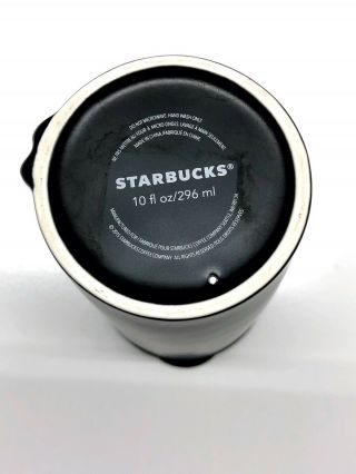 Rare Matte Black Mermaid Logo Starbucks Coffee Mug 2015 Travel Cup 10oz 5