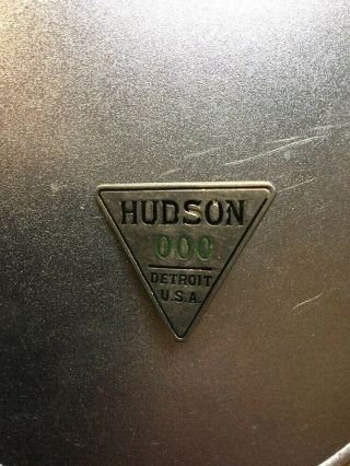 Rare Antique Employee Badge Hudson Motor Car Co Detroit made by Whitehead & Hoag 4