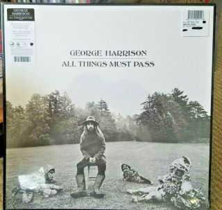 George Harrison - All Things Must Pass 3 Lp Vinyl Set Album /