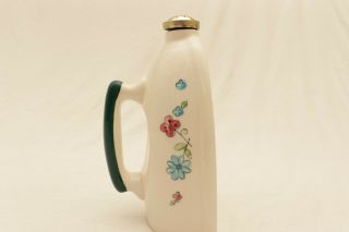 Vintage Ceramic Laundry Sprinkler,  Lady Ironing with Flowers 5