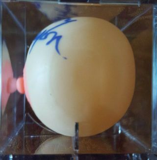 CHRISTY CANYON signed/autographed BOOB BALL w/ PROOF Includes display cube 4