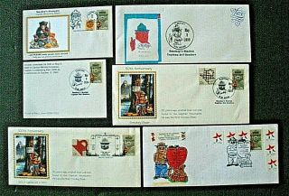 6 Smokey Bear Envelopes,  Cards - - Smokey 