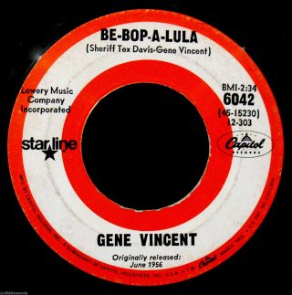 Gene Vincent - Be Bop A Lula & Lotta Lovin 
