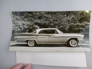 Vtg 1961 Chrysler Desoto 4 Door Ht Press Release Factory Photo