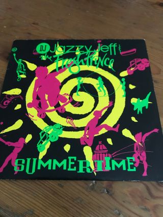 Dj Jazzy Jeff & The Fresh Prince - Summertime 7 " Vinyl 1991 Rare