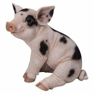 13082 Realistic Look Farm Baby Pig Piglet Home Decorative Resin Figurine