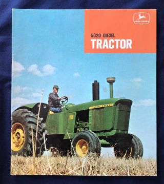 1967 John Deere 5020 Diesel Tractor 24 Page Brochure